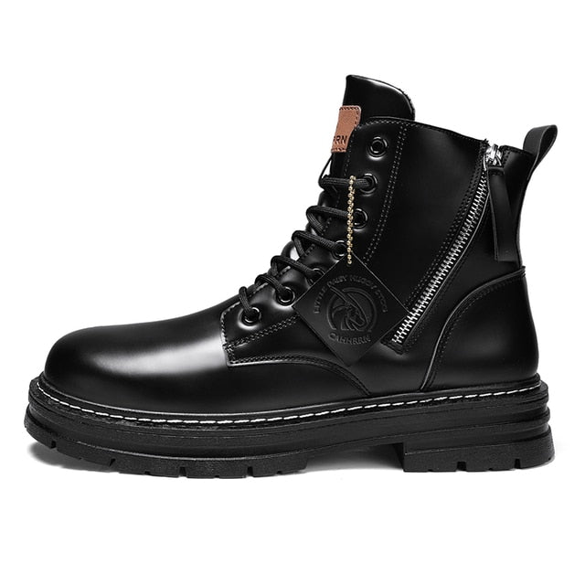 High Top Boots Men's Leather Shoes - Bargains4PenniesHigh Top Boots Men's Leather ShoesBargains4Pennies
