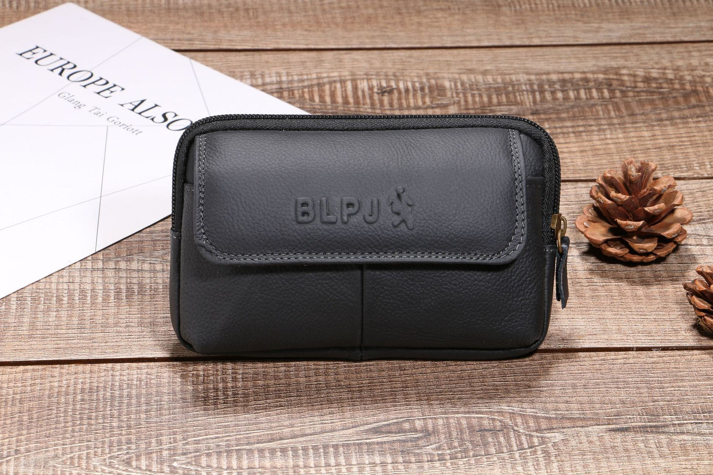 Hot Selling Men's Leather Belt Bag/Pouch
