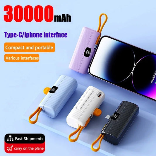 Mini Power Bank Digital Display iPhone Samsung Xiaomi - Bargains4PenniesMini Power Bank Digital Display iPhone Samsung XiaomiBargains4Pennies