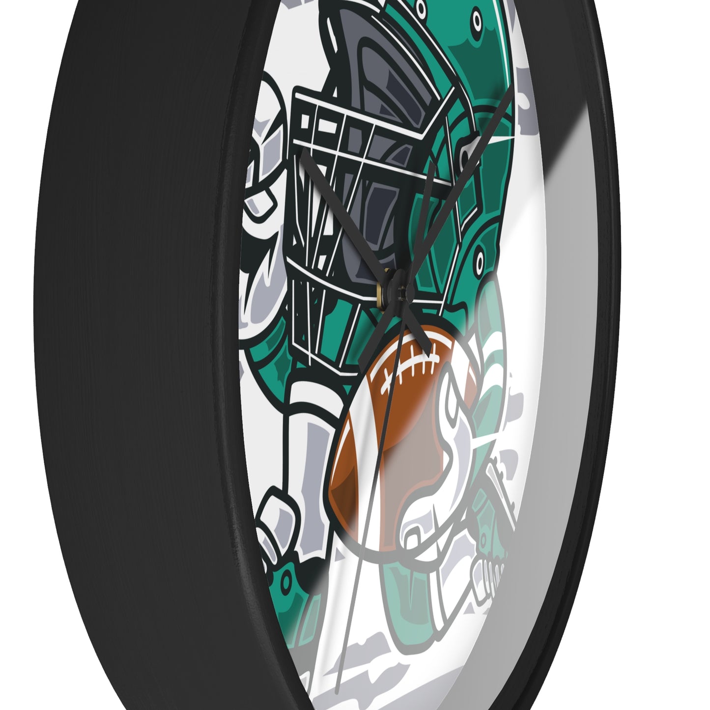 Custom Football Design Wall Clock