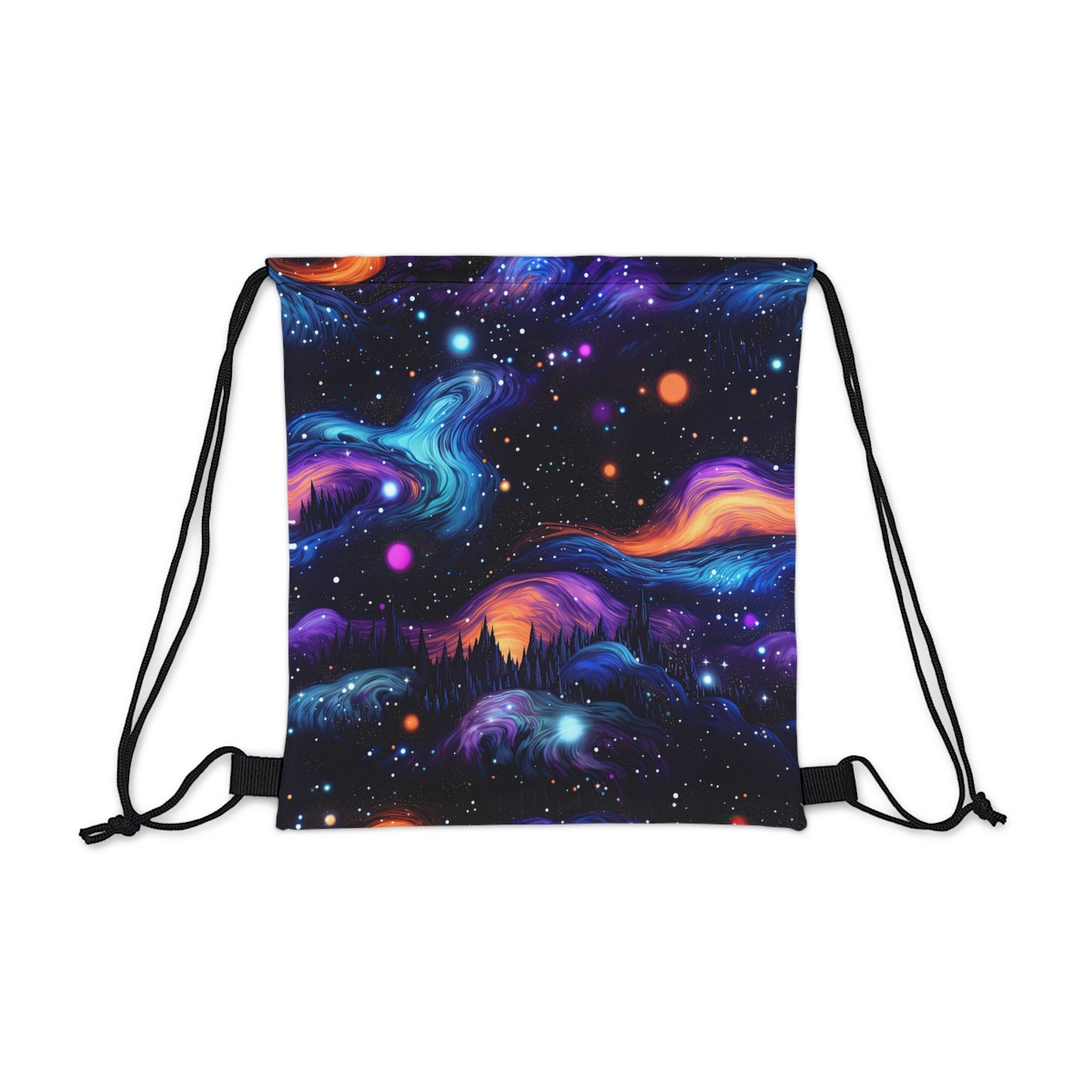 Custom Galaxy Design Drawstring Bag