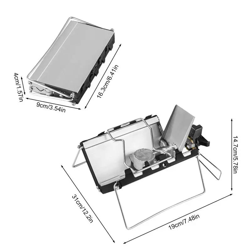Portable Folding Mini Cassette Stove Windproof - Bargains4PenniesPortable Folding Mini Cassette Stove WindproofBargains4Pennies