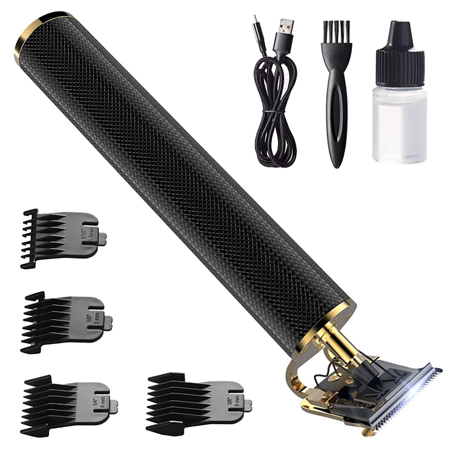 Men Hair Clippers, Professional Outliner Hair Trimmer Cordless, Mens Beard Trimmer, Wireless Hair Cutting Kit for Barbers, USB Rechargeable, Black and Gold Amazon Platform Banned - Bargains4PenniesMen Hair Clippers, Professional Outliner Hair Trimmer Cordless, Mens Beard Trimmer, Wireless Hair Cutting Kit for Barbers, USB Rechargeable, Black and Gold Amazon Platform BannedBargains4Pennies