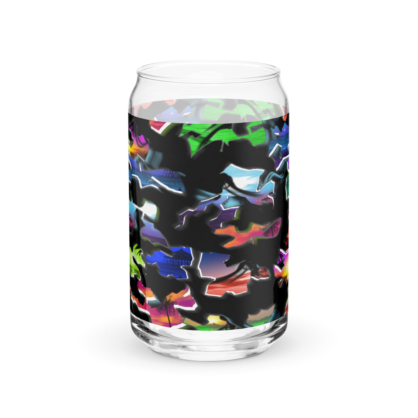 Custom Designed Can-shaped glass