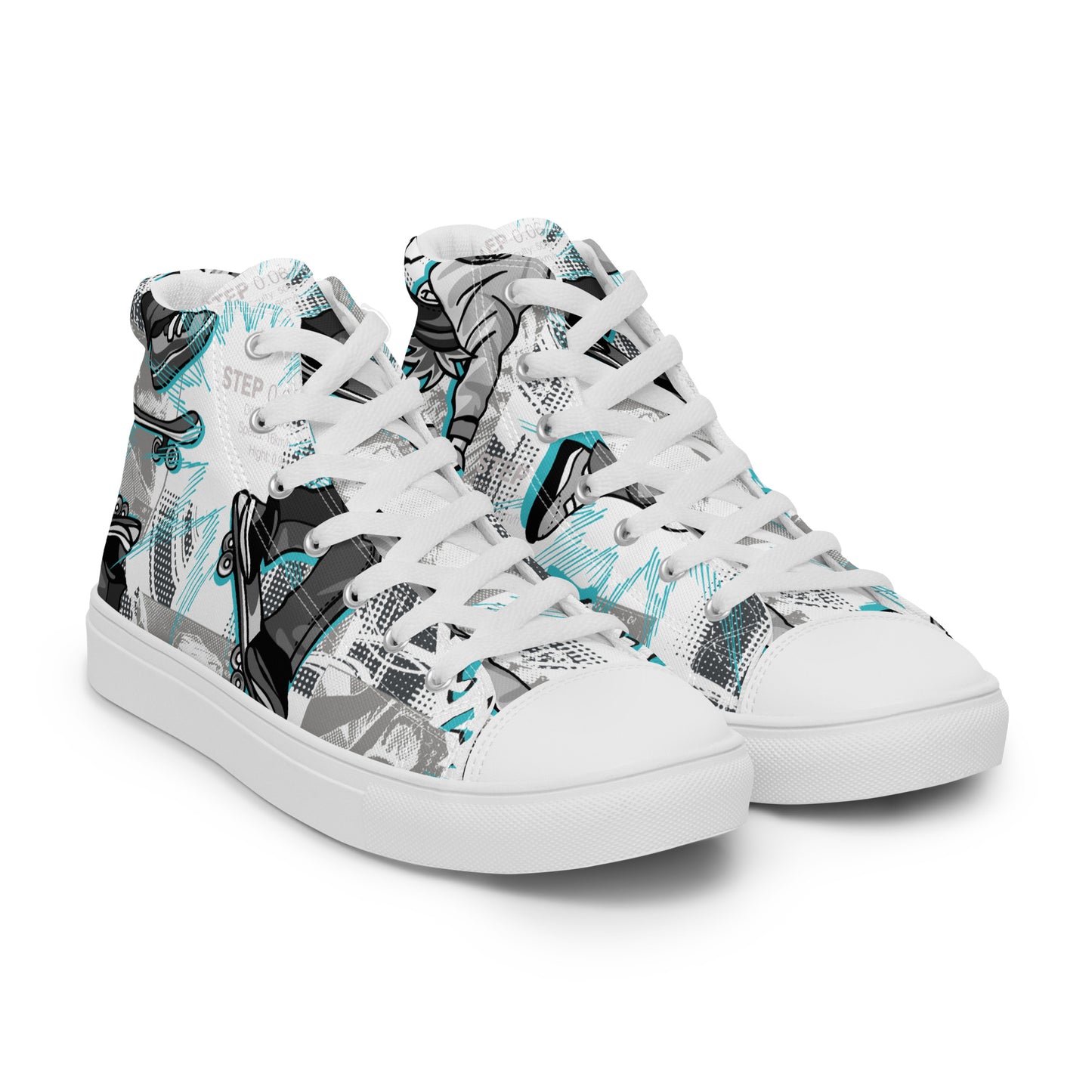 Men’s high top canvas shoes