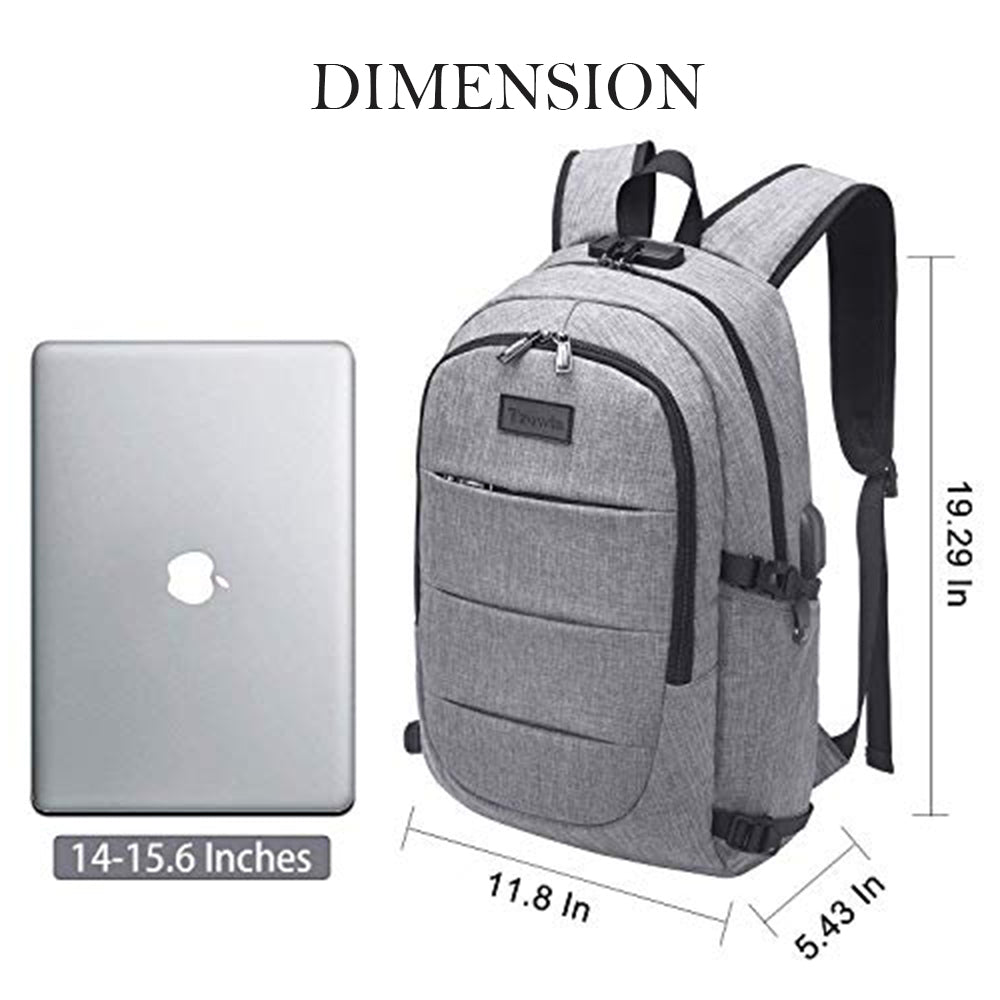 Waterproof Laptop Backpack with USB Port, Anti-theft - Bargains4PenniesWaterproof Laptop Backpack with USB Port, Anti-theftBargains4Pennies