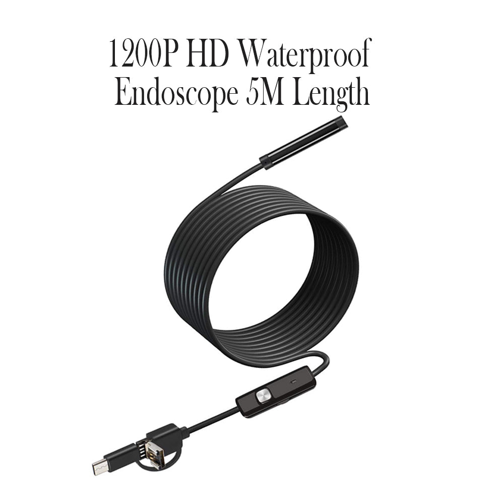 1200P HD Waterproof Endoscope 5M Length- USB Powered - Bargains4Pennies1200P HD Waterproof Endoscope 5M Length- USB PoweredBargains4Pennies