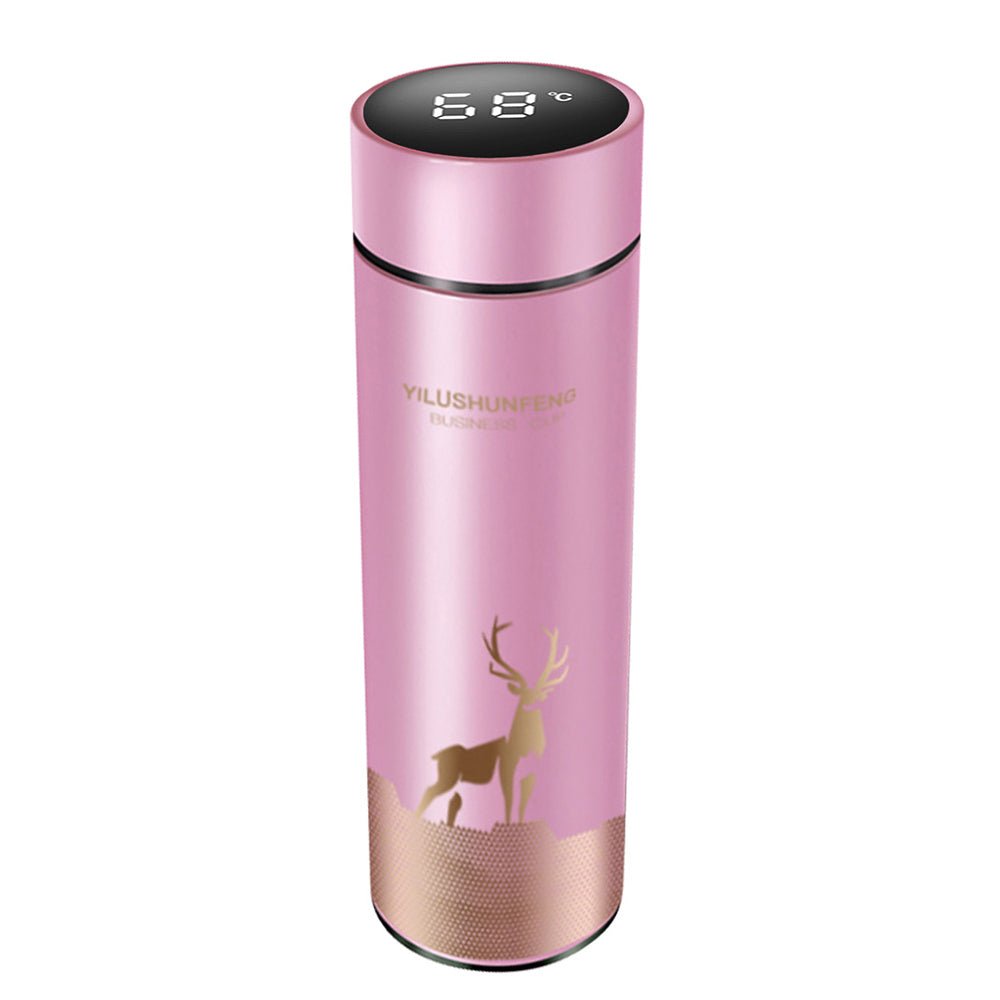 Insulated Hot Water Bottle Vacuum Thermos Flask with LCD Display - Bargains4PenniesInsulated Hot Water Bottle Vacuum Thermos Flask with LCD DisplayBargains4Pennies