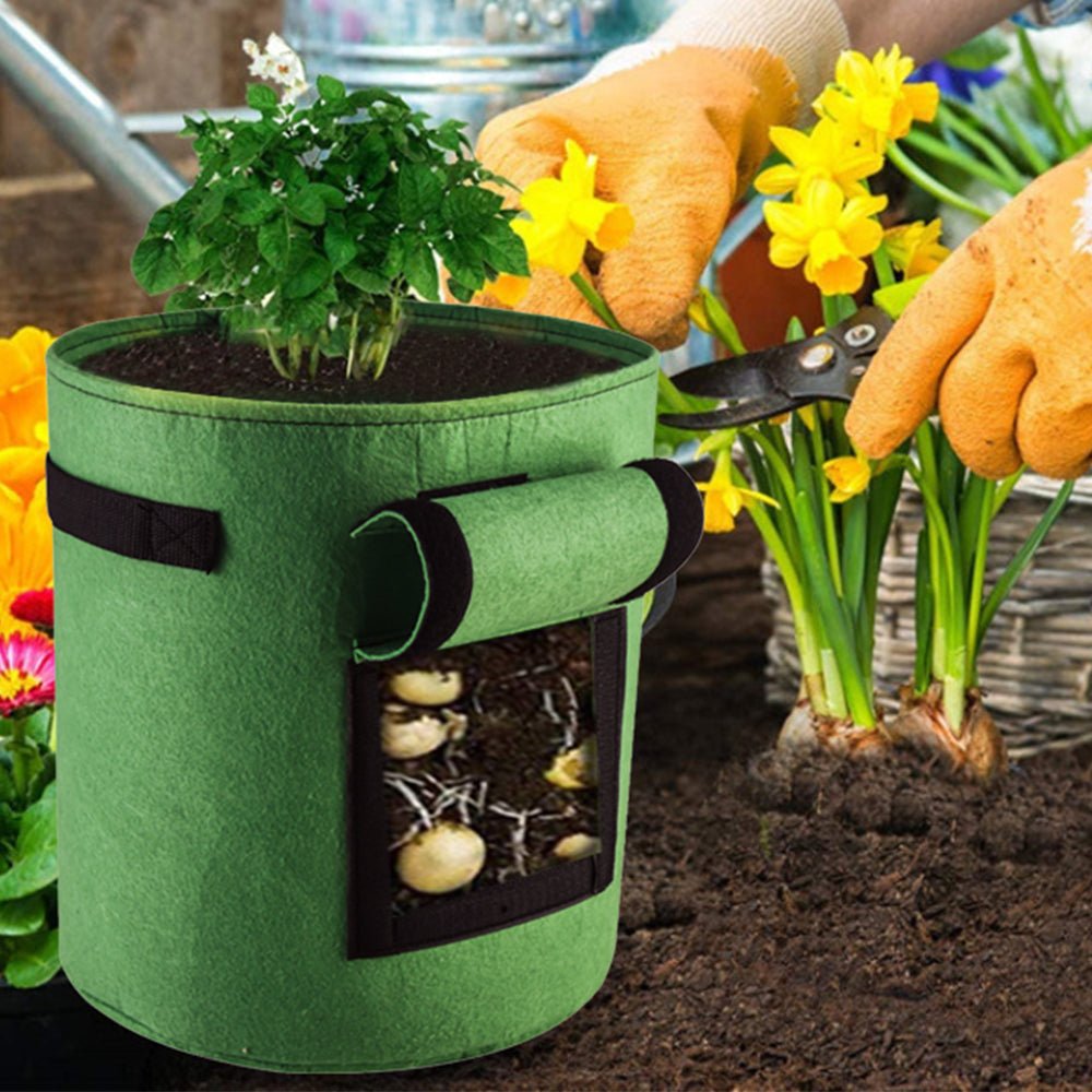 Plant Grow Bags Potato Planter Bag - Bargains4PenniesPlant Grow Bags Potato Planter BagBargains4Pennies