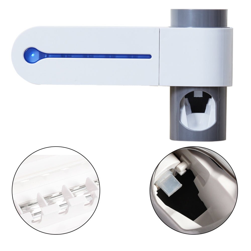 Antibacterial disinfection UV toothbrush holder- USB Charging - Bargains4PenniesAntibacterial disinfection UV toothbrush holder- USB ChargingBargains4Pennies