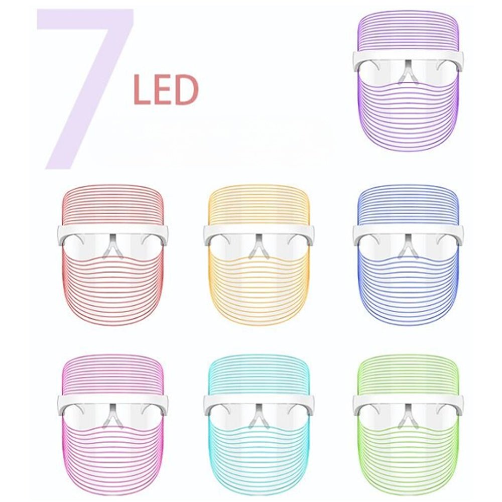 7 Colors LED Facial Mask Light Skin Care Device for Home Use - USB Rechargeable - Bargains4Pennies7 Colors LED Facial Mask Light Skin Care Device for Home Use - USB RechargeableBargains4Pennies