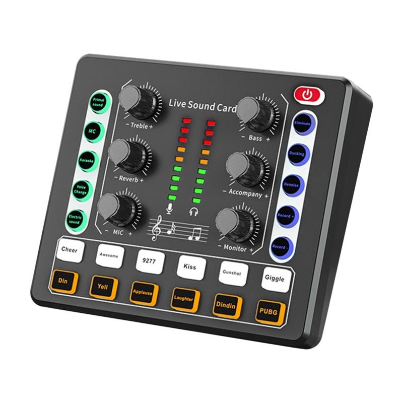 Noise Reduction Digital Audio Mixer for Live Streaming-TypeC Rechargeable - Bargains4PenniesNoise Reduction Digital Audio Mixer for Live Streaming-TypeC RechargeableBargains4Pennies