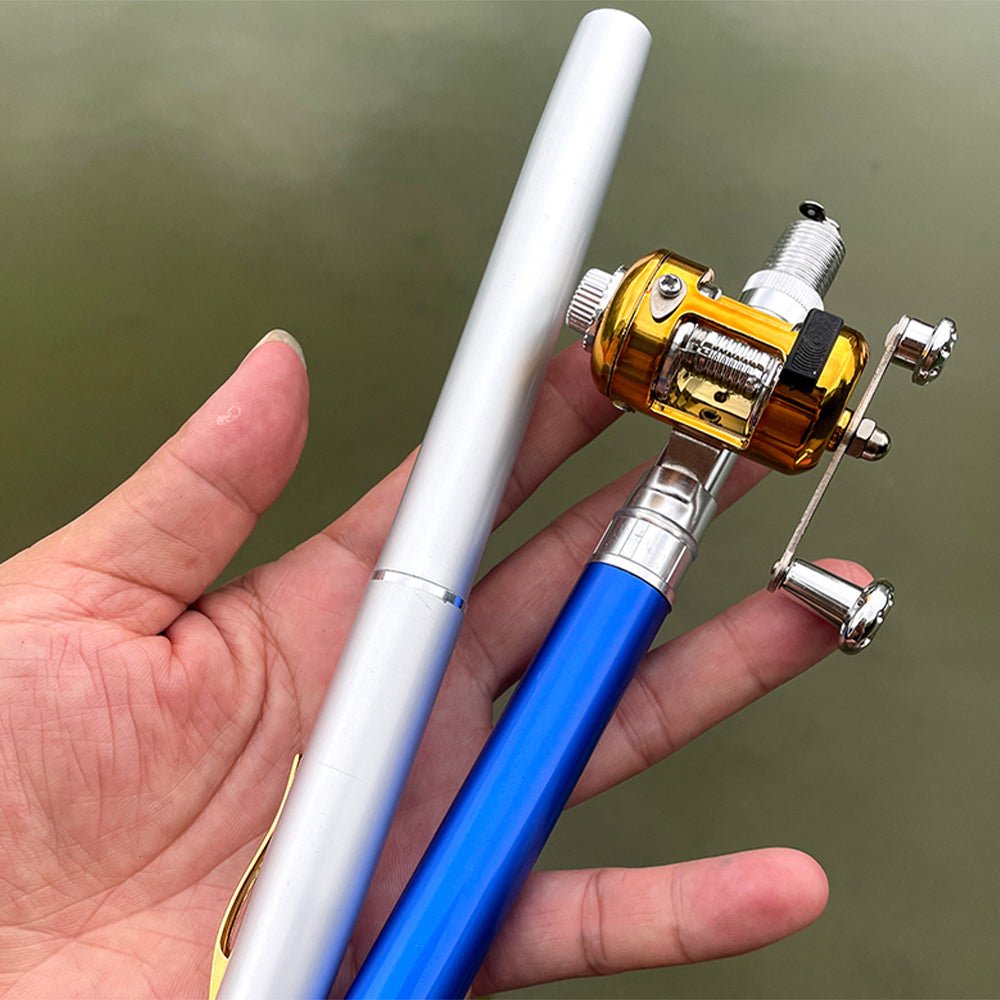 Mini Portable Pocket Pen Telescopic Fishing Rod Kit - Bargains4PenniesMini Portable Pocket Pen Telescopic Fishing Rod KitBargains4Pennies