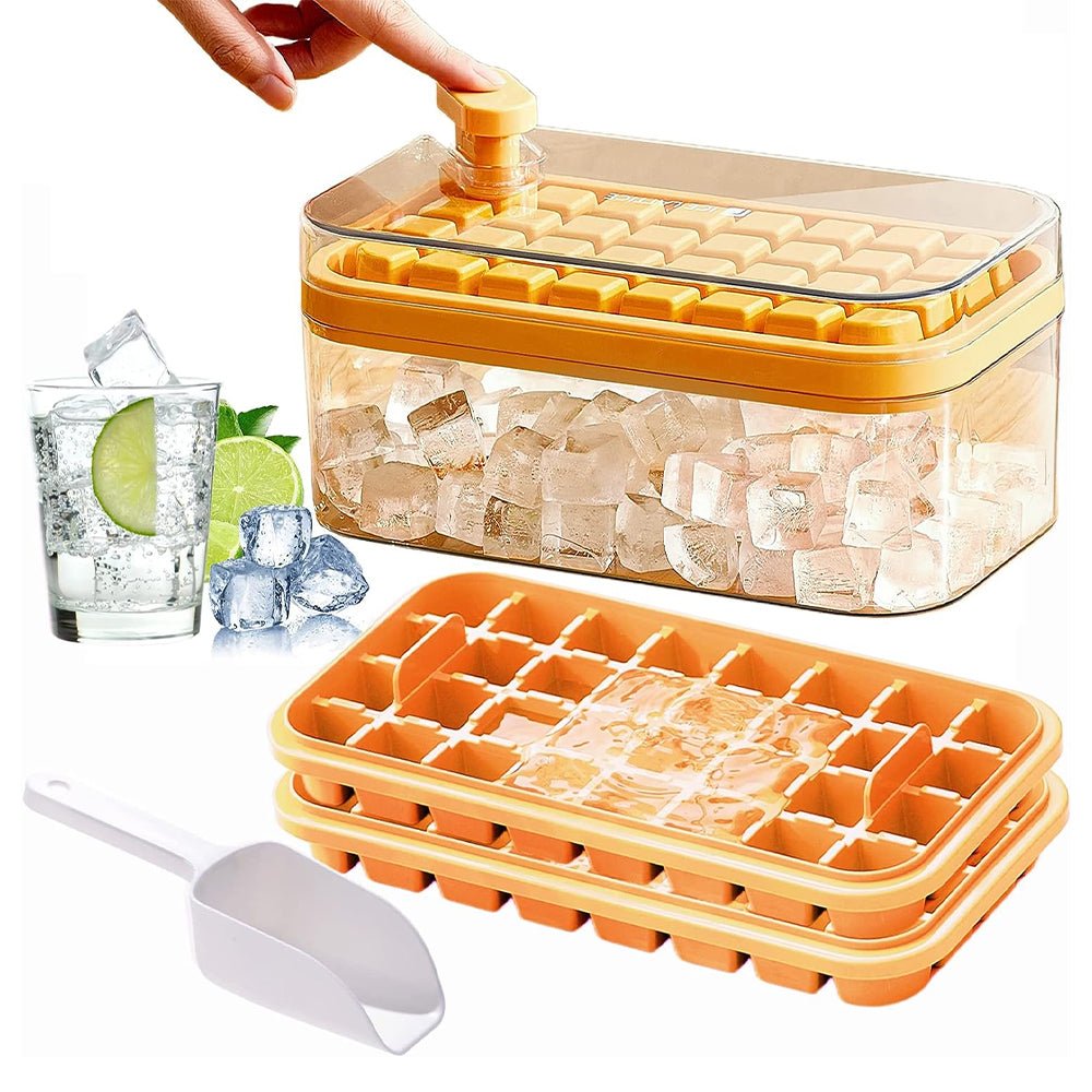 2 Layers One-Button Easy Release 64 pcs Ice Cube Tray - Bargains4Pennies2 Layers One-Button Easy Release 64 pcs Ice Cube TrayBargains4Pennies