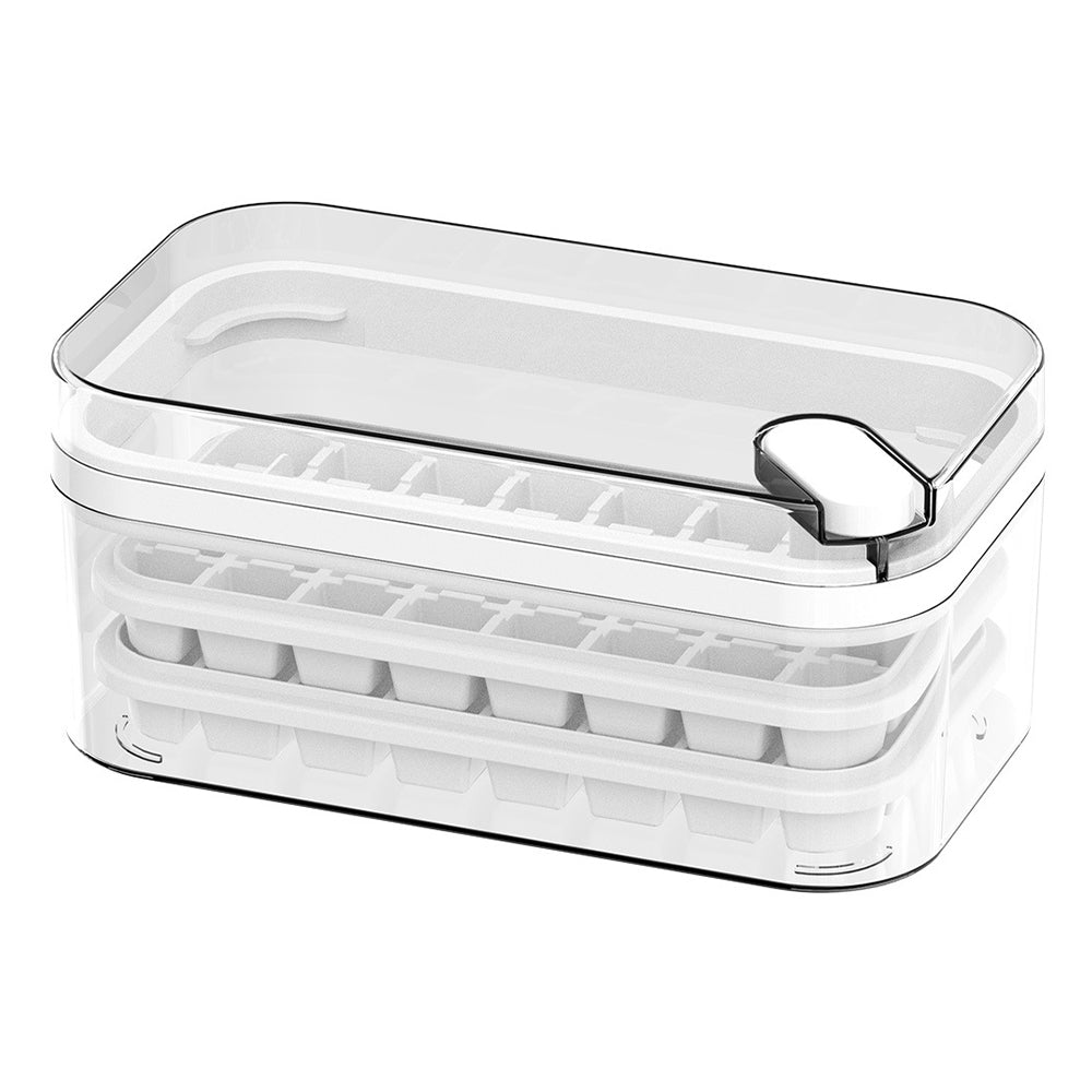 2 Layers One-Button Easy Release 64 pcs Ice Cube Tray - Bargains4Pennies2 Layers One-Button Easy Release 64 pcs Ice Cube TrayBargains4Pennies