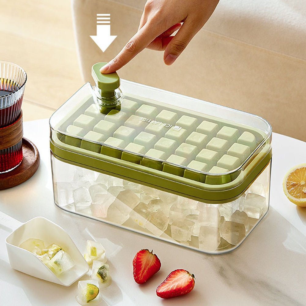 2 Layers One-Button Easy Release 64 pcs Ice Cube Tray - Bargains4Pennies2 Layers One-Button Easy Release 64 pcs Ice Cube TrayBargains4Pennies