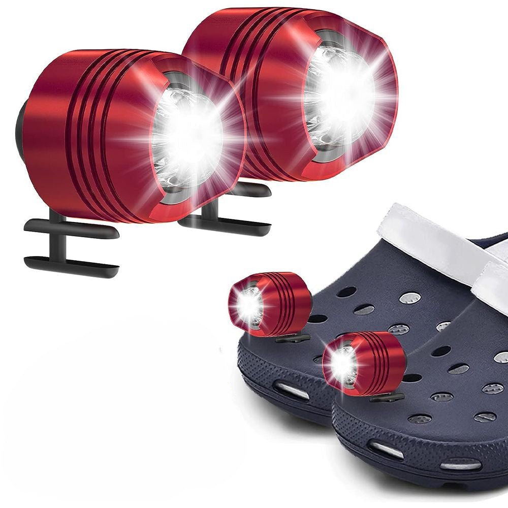 2Pc LED Shoe Headlights for Crocs Decorative Footlights Battery-Powered - Bargains4Pennies2Pc LED Shoe Headlights for Crocs Decorative Footlights Battery-PoweredBargains4Pennies