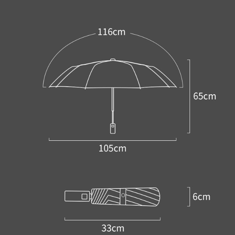 10 Ribs Fully Automatic Reverse Closing Umbrella with LED Flashlight - Bargains4Pennies10 Ribs Fully Automatic Reverse Closing Umbrella with LED FlashlightBargains4Pennies