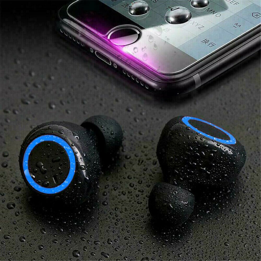 Waterproof Bluetooth 5.0 Wireless Earbuds Noise Cancelling TWS - Bargains4PenniesWaterproof Bluetooth 5.0 Wireless Earbuds Noise Cancelling TWSBargains4Pennies