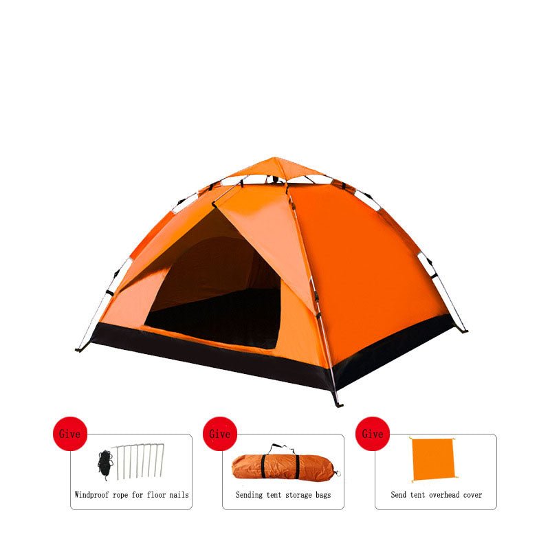 Automatic Quick Open Tents Two Door Breathable Rainproof Sunscreen - Bargains4PenniesAutomatic Quick Open Tents Two Door Breathable Rainproof SunscreenBargains4Pennies