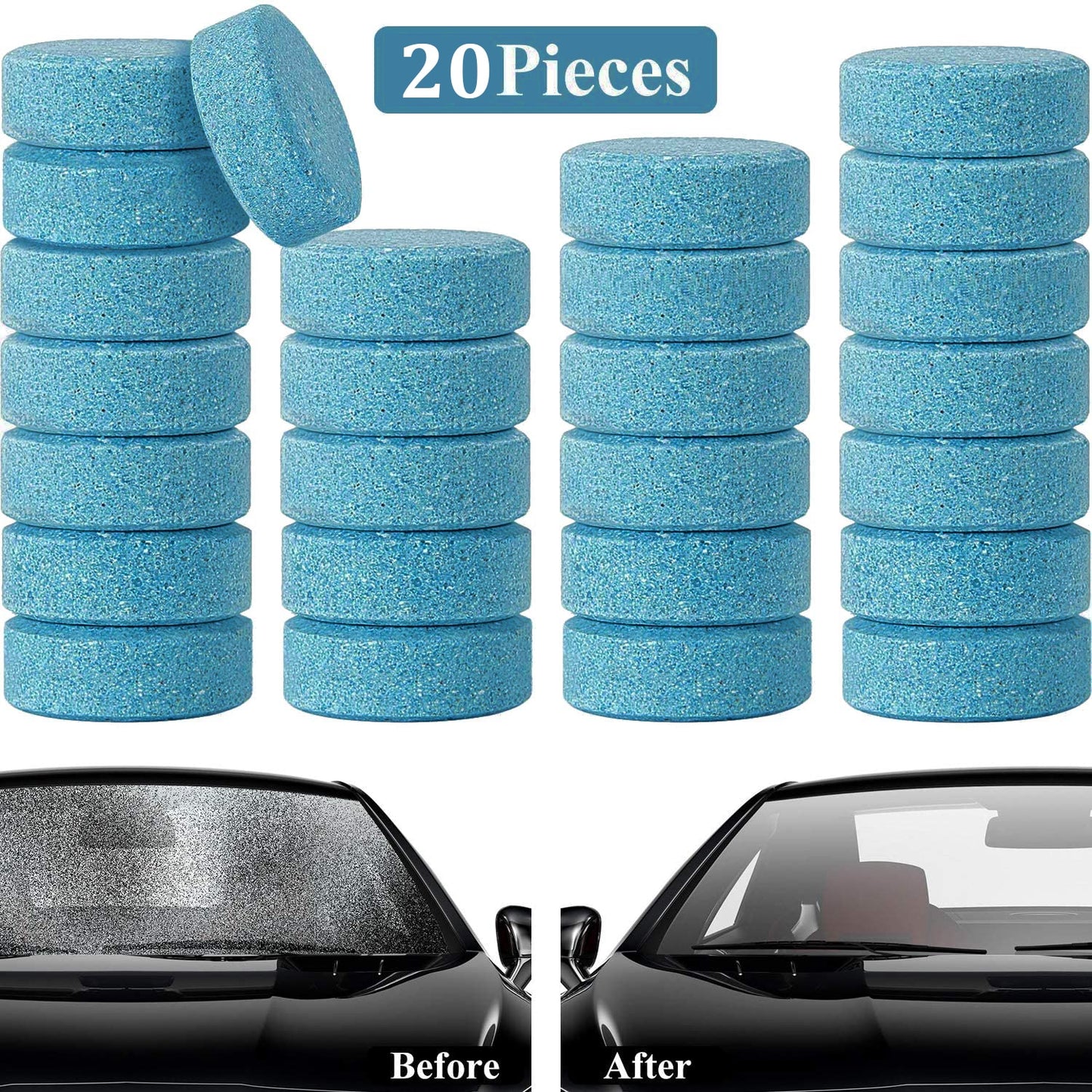 Car Windshield Cleaning Effervescent Tablets - Bargains4PenniesCar Windshield Cleaning Effervescent TabletsBargains4Pennies