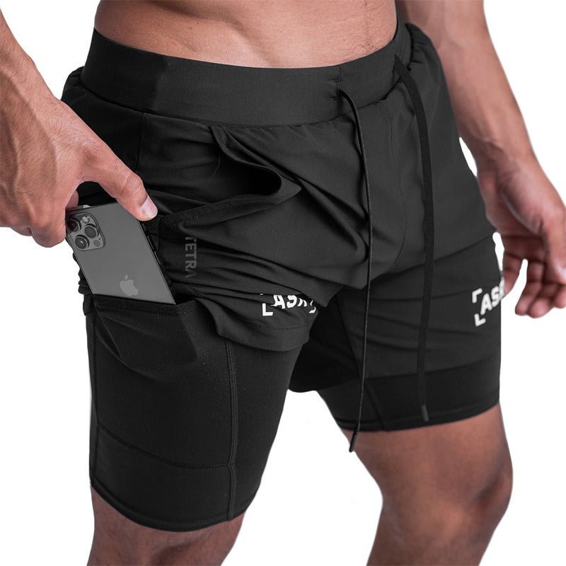 Sports Shorts for Men Anti-Glare Double Layer Quick Drying - Bargains4PenniesSports Shorts for Men Anti-Glare Double Layer Quick DryingBargains4Pennies