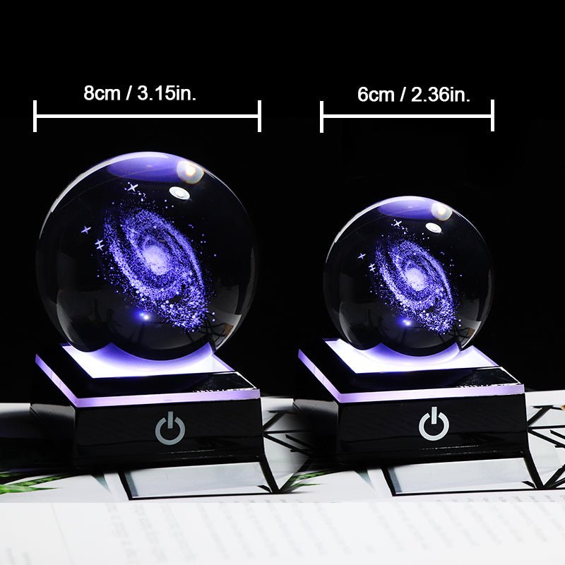 6/8cm Galaxy Miniature 3D Crystal Ball - Bargains4Pennies6/8cm Galaxy Miniature 3D Crystal BallBargains4Pennies