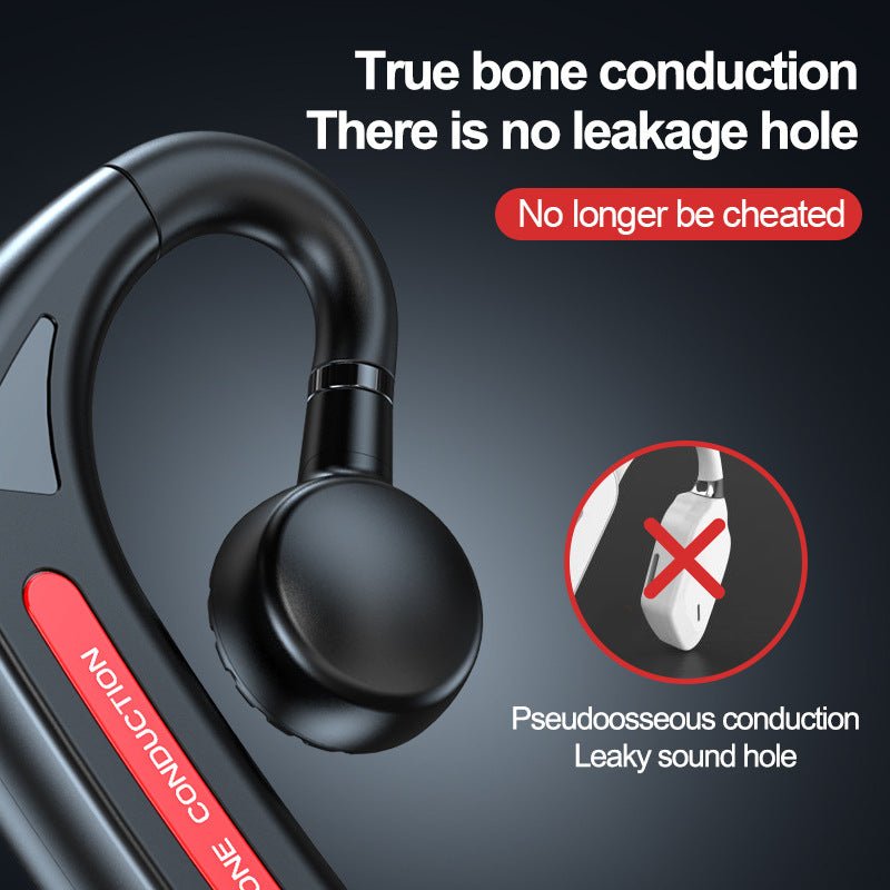 Bluetooth Headset Real Bone Conduction Hanging Ear Type Non-In-Ear Business Sports Stereo - Bargains4PenniesBluetooth Headset Real Bone Conduction Hanging Ear Type Non-In-Ear Business Sports StereoBargains4Pennies