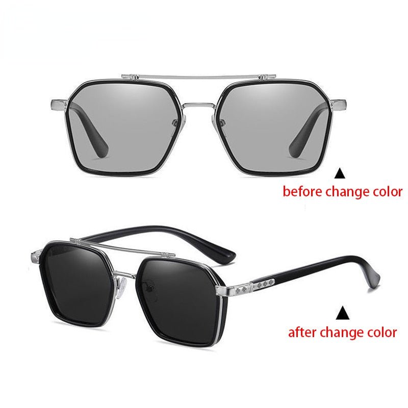 Day And Night use Photochromic Men's Double Beam UV-proof Sunglasses - Bargains4PenniesDay And Night use Photochromic Men's Double Beam UV-proof SunglassesBargains4Pennies