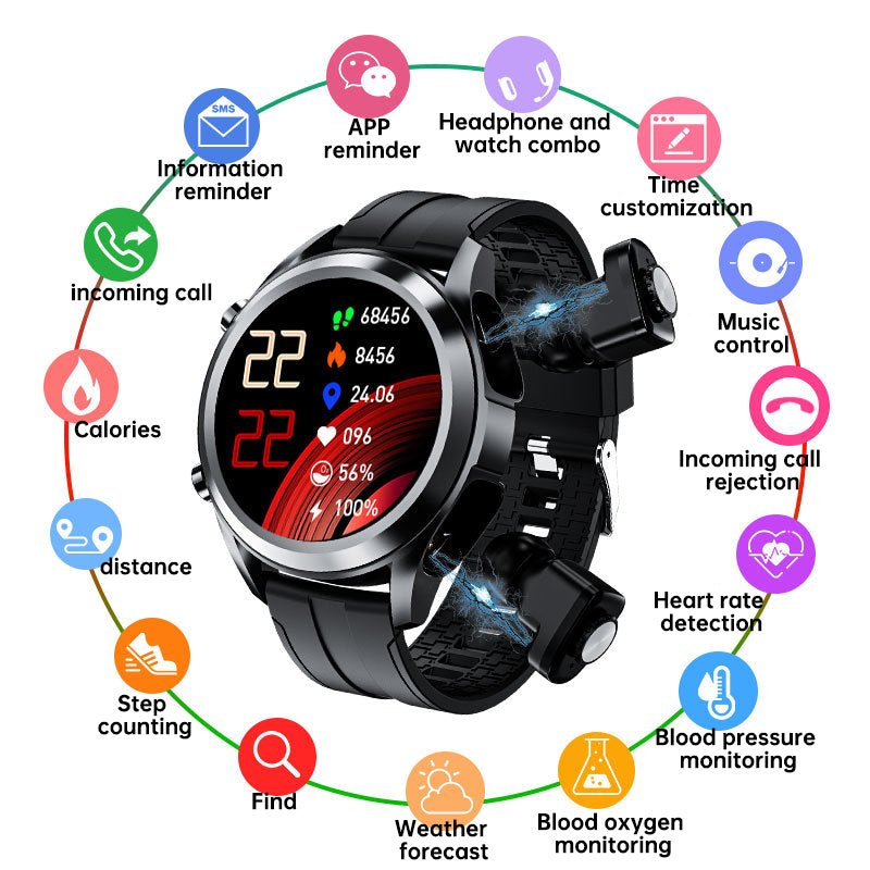 T10 Headset Sports Bluetooth Call Music Smart Watch - Bargains4PenniesT10 Headset Sports Bluetooth Call Music Smart WatchBargains4Pennies