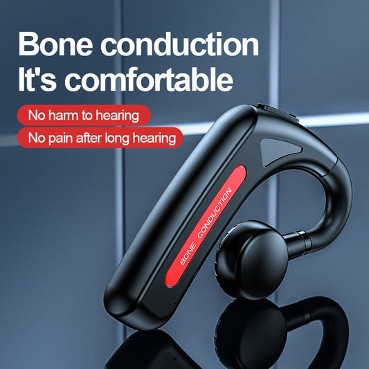 Bluetooth Headset Real Bone Conduction Hanging Ear Type Non-In-Ear Business Sports Stereo - Bargains4PenniesBluetooth Headset Real Bone Conduction Hanging Ear Type Non-In-Ear Business Sports StereoBargains4Pennies