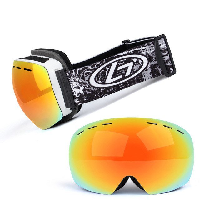 Ski Goggles Double Layers UV Anti-fog Big Ski Mask Glasses - Bargains4PenniesSki Goggles Double Layers UV Anti-fog Big Ski Mask GlassesBargains4Pennies