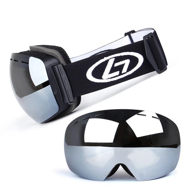 Ski Goggles Double Layers UV Anti-fog Big Ski Mask Glasses - Bargains4PenniesSki Goggles Double Layers UV Anti-fog Big Ski Mask GlassesBargains4Pennies