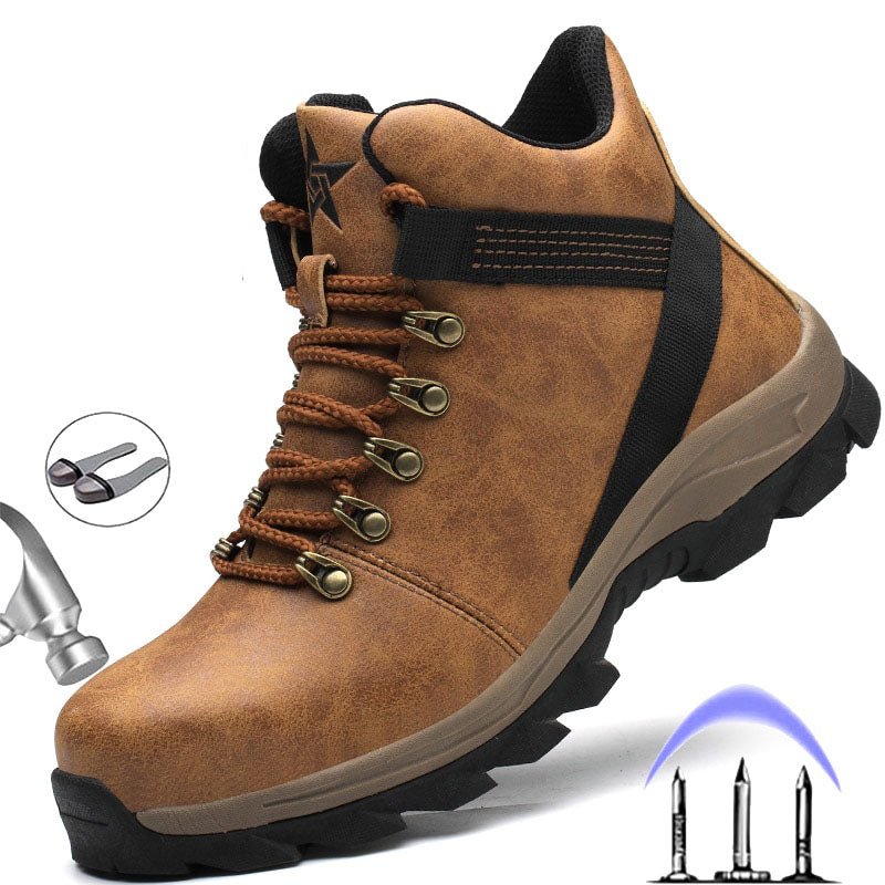 Men's Safety Shoes Puncture-Proof Steel Toe Work Boots - Bargains4PenniesMen's Safety Shoes Puncture-Proof Steel Toe Work BootsBargains4Pennies