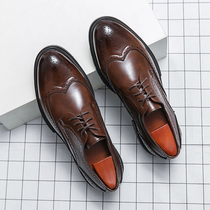 Brogue Business Formal Wear Leather Shoes for Men - Bargains4PenniesBrogue Business Formal Wear Leather Shoes for MenBargains4Pennies