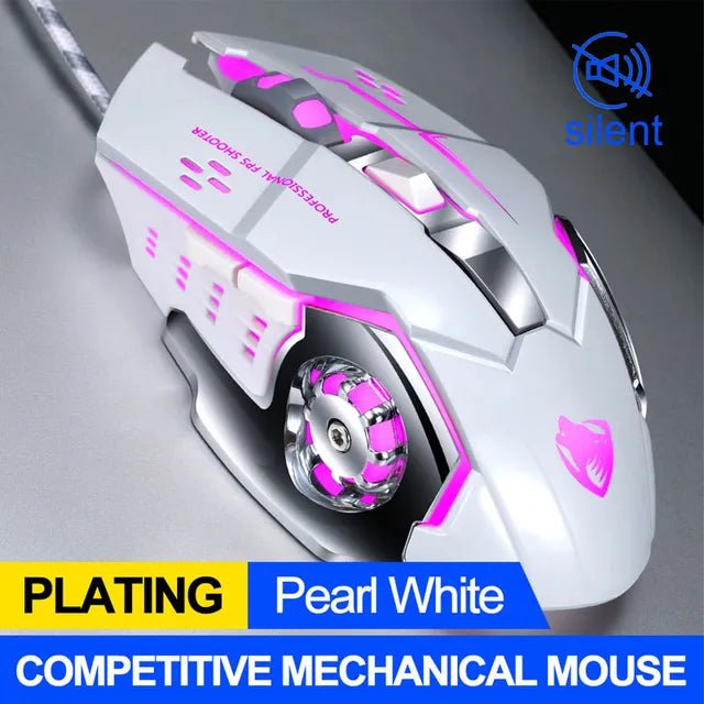 Pro Gamer Gaming Mouse 8D 3200DPI Adjustable Wired Optical LED - Bargains4PenniesPro Gamer Gaming Mouse 8D 3200DPI Adjustable Wired Optical LEDBargains4Pennies