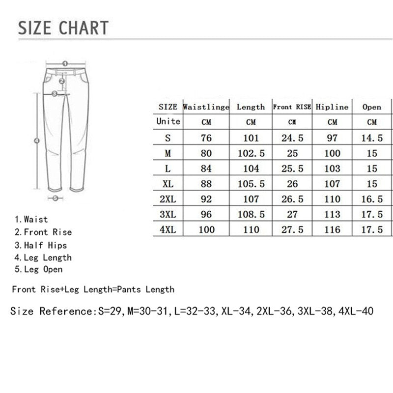 Men's Pants Retro Washing Zipper Stretch Jeans - Bargains4Pennies