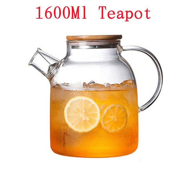 Big Heat Resistant Glass Teapot - Bargains4PenniesBig Heat Resistant Glass TeapotBargains4Pennies