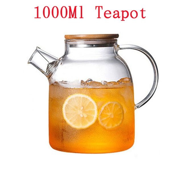 Big Heat Resistant Glass Teapot - Bargains4PenniesBig Heat Resistant Glass TeapotBargains4Pennies