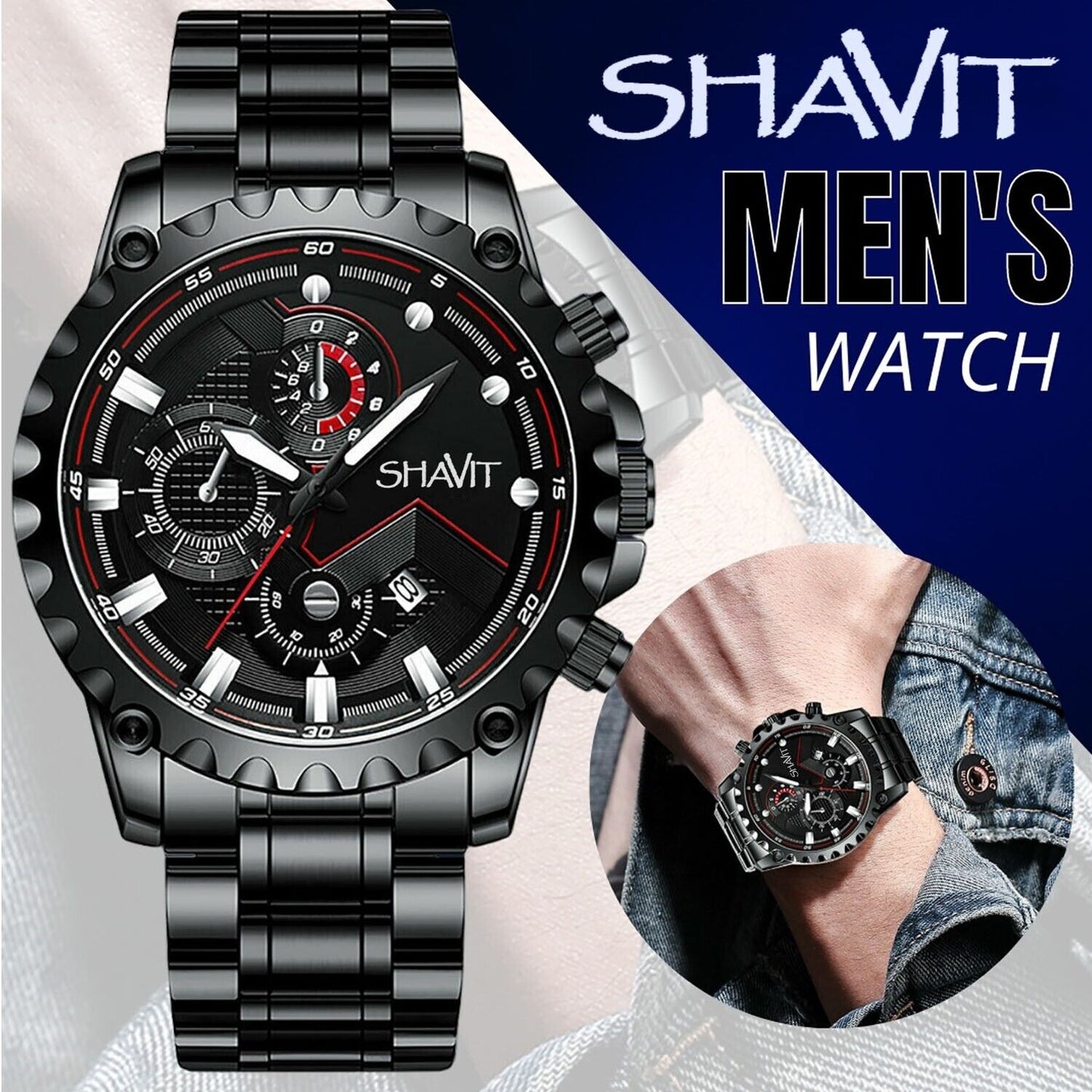 Fashion Men's Sports Watch - Bargains4PenniesFashion Men's Sports WatchBargains4Pennies