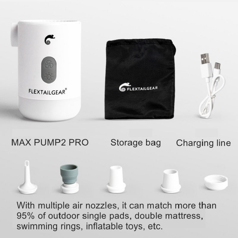 Portable Mini Air Pump Electric Inflator USB Charging Sleeping Pad Camping Mattress - Bargains4Pennies