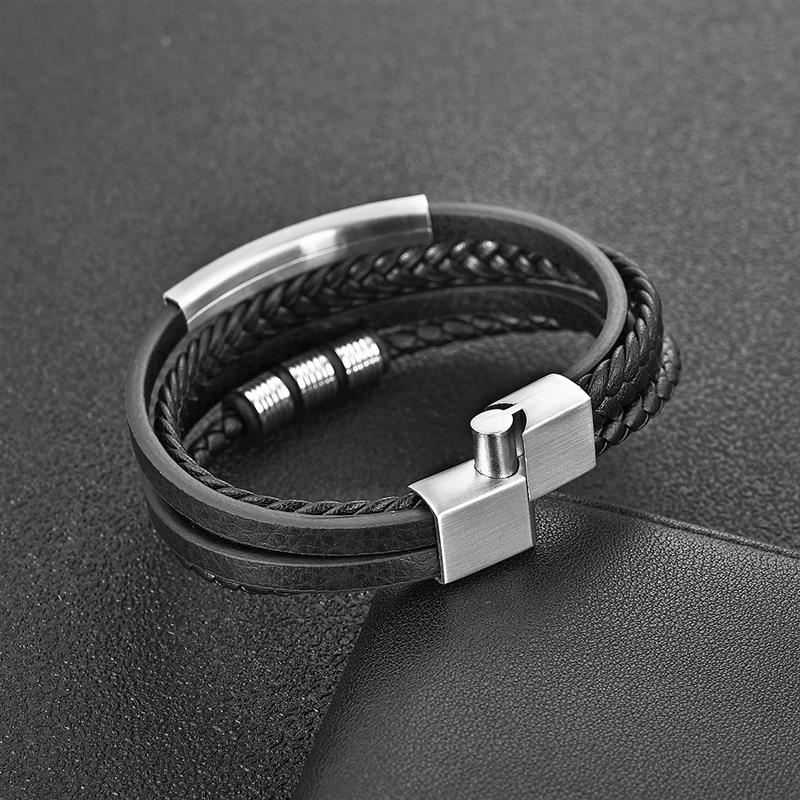Braided Multilayer Bracelet for Men - Bargains4PenniesBraided Multilayer Bracelet for MenBargains4Pennies
