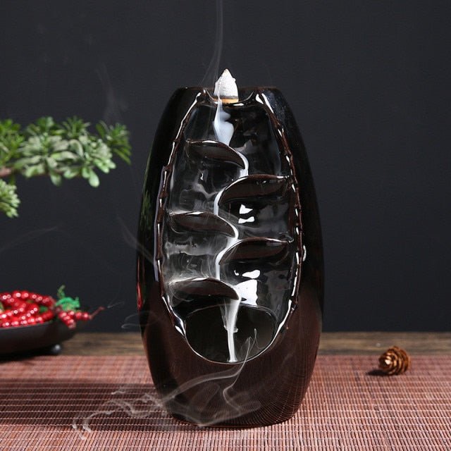 Ceramic Waterfall Incense Burner - Bargains4PenniesCeramic Waterfall Incense BurnerBargains4Pennies